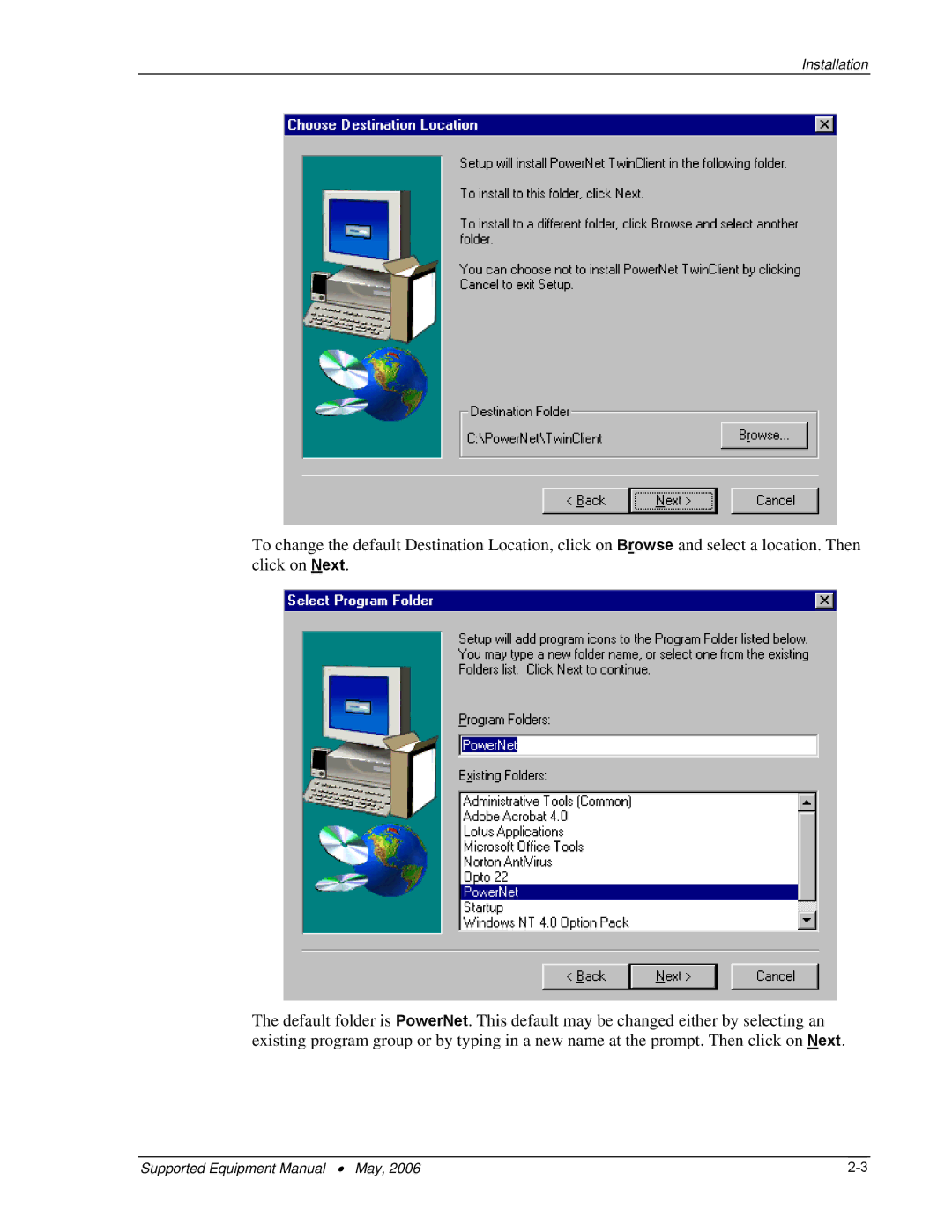 PSC 315 manual Installation 