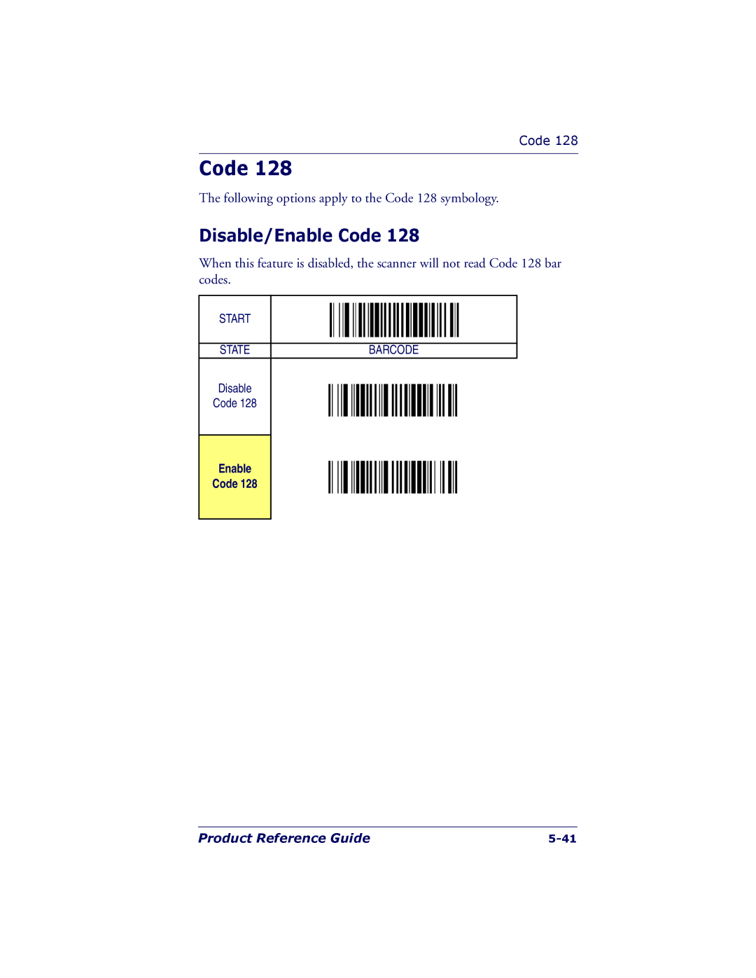 PSC 7000 manual Enable Code 