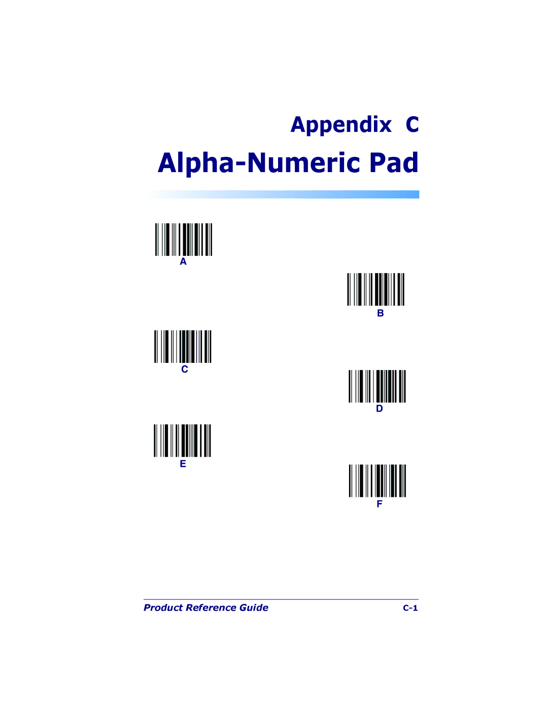 PSC 7000 manual Alpha-Numeric Pad 