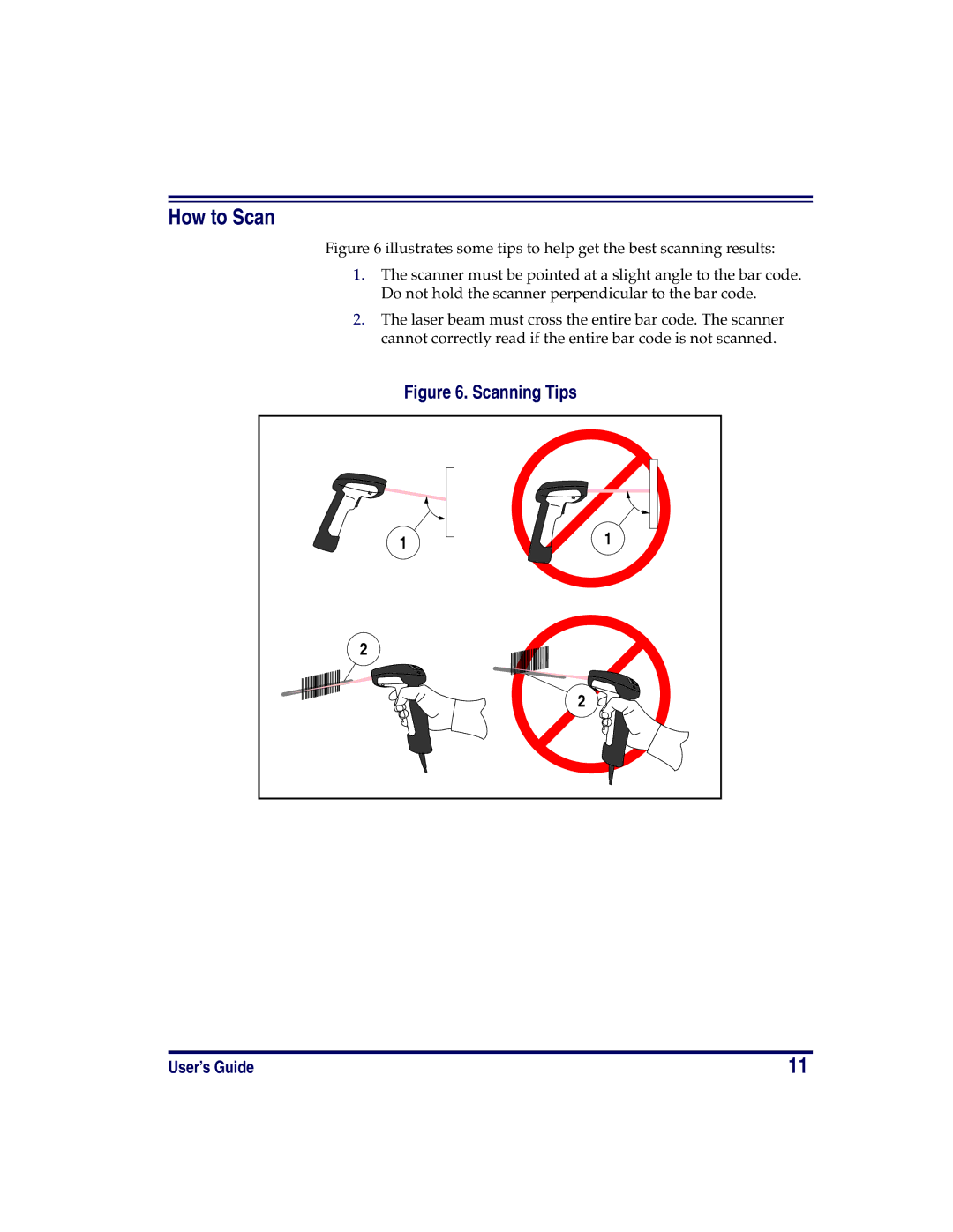 PSC PowerScan RF manual How to Scan, Scanning Tips 