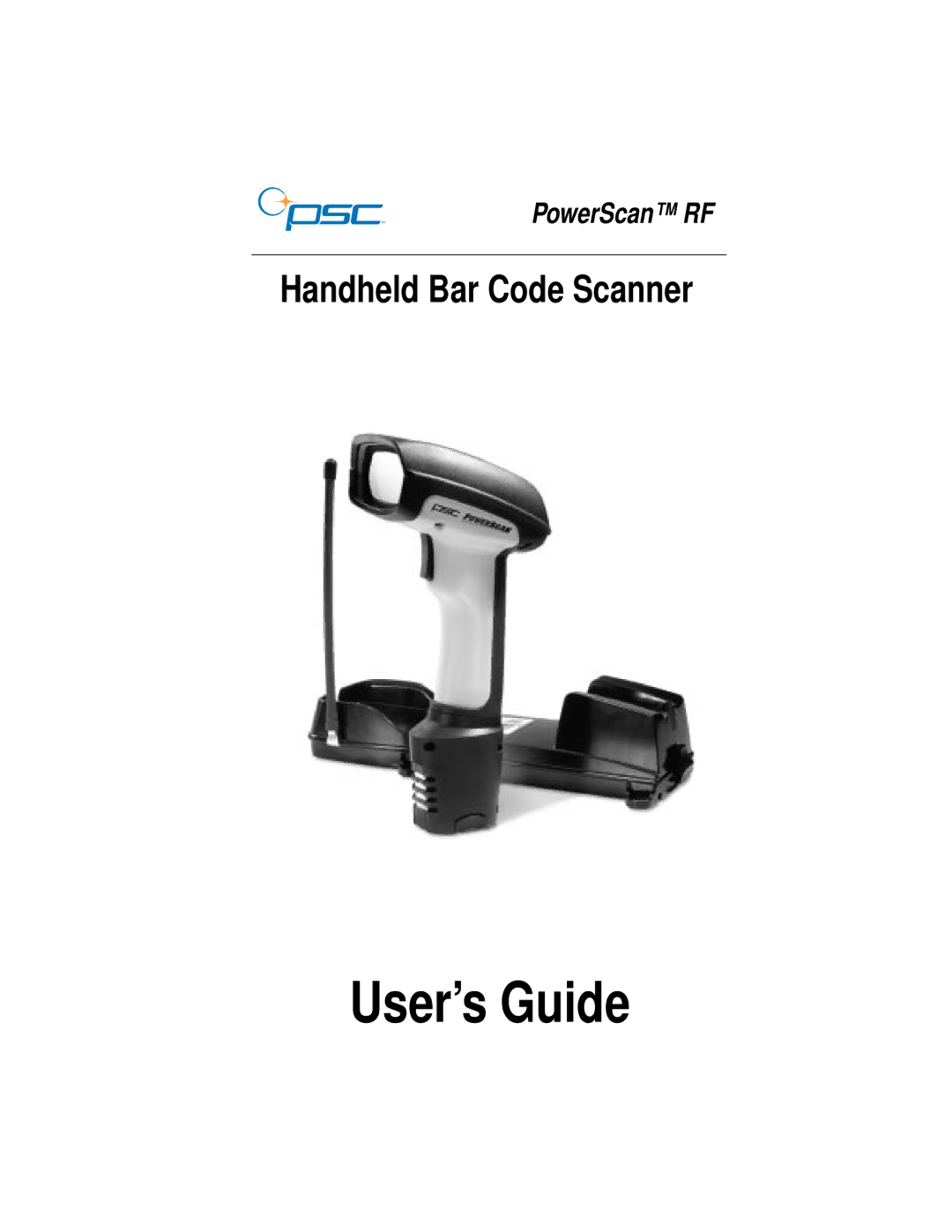 PSC PowerScanTM RF manual User’s Guide 