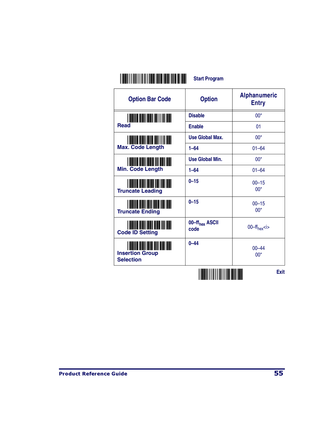 PSC QS2500 manual Disable Enable 