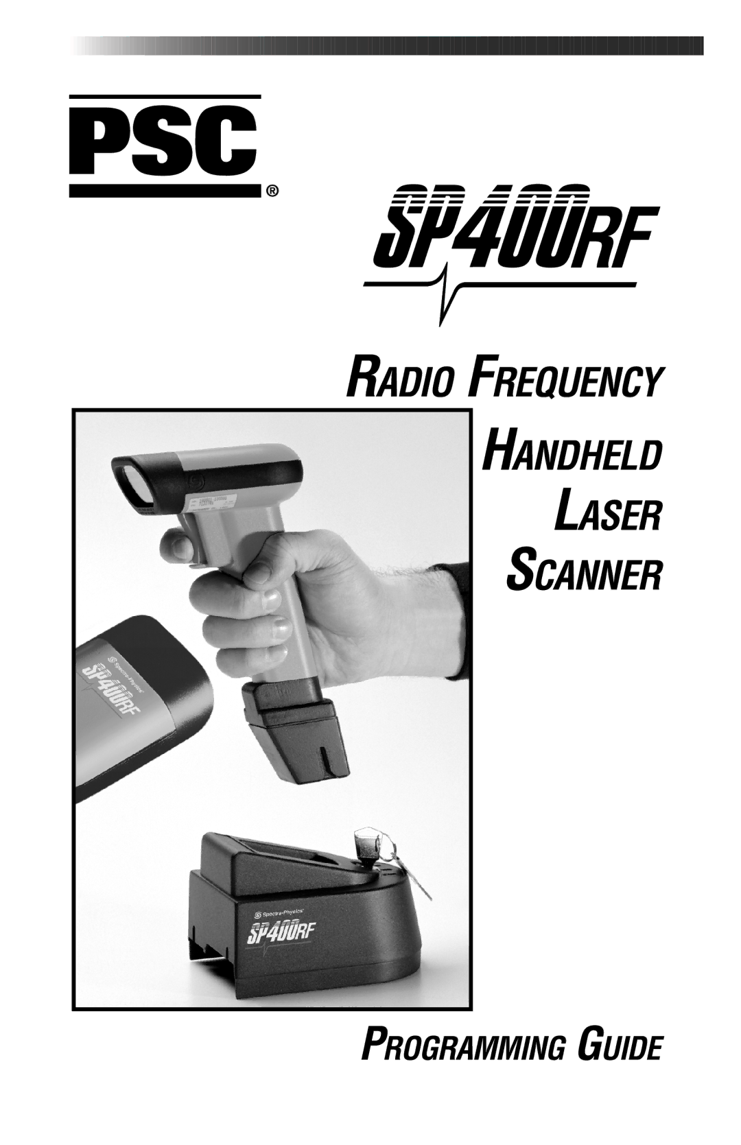 PSC SP400rf manual Handheld Laser Scanner 