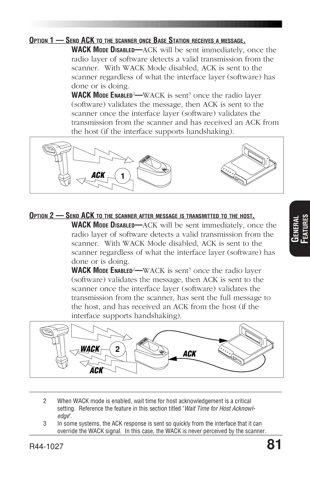 PSC SP400rf manual Wack 