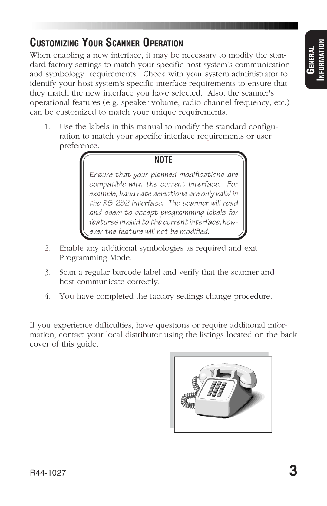 PSC SP400rf manual Customizing Your Scanner Operation 