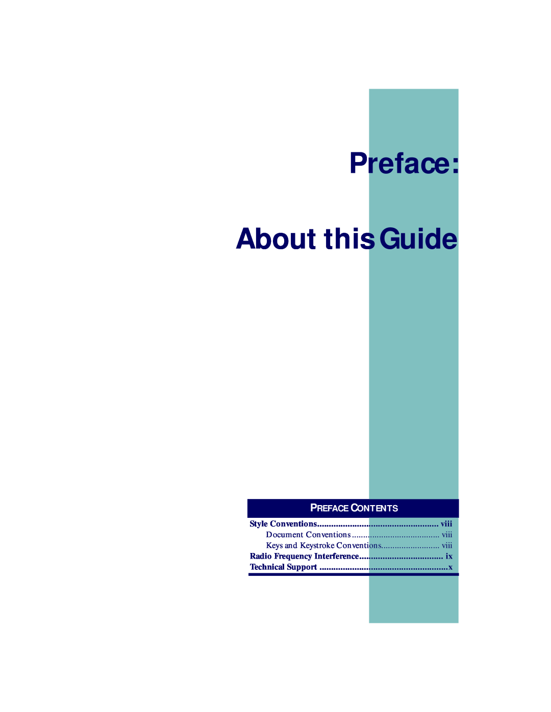PSC PT2000, TopGun manual Preface About this Guide, Preface Contents 