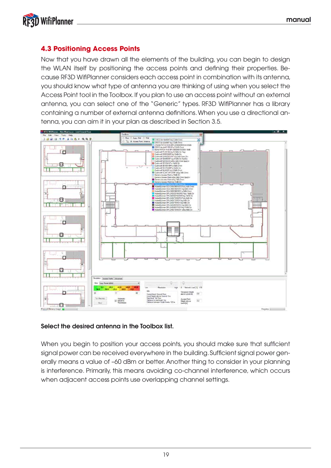 Psiber Data Systems RF3D manual Positioning Access Points 