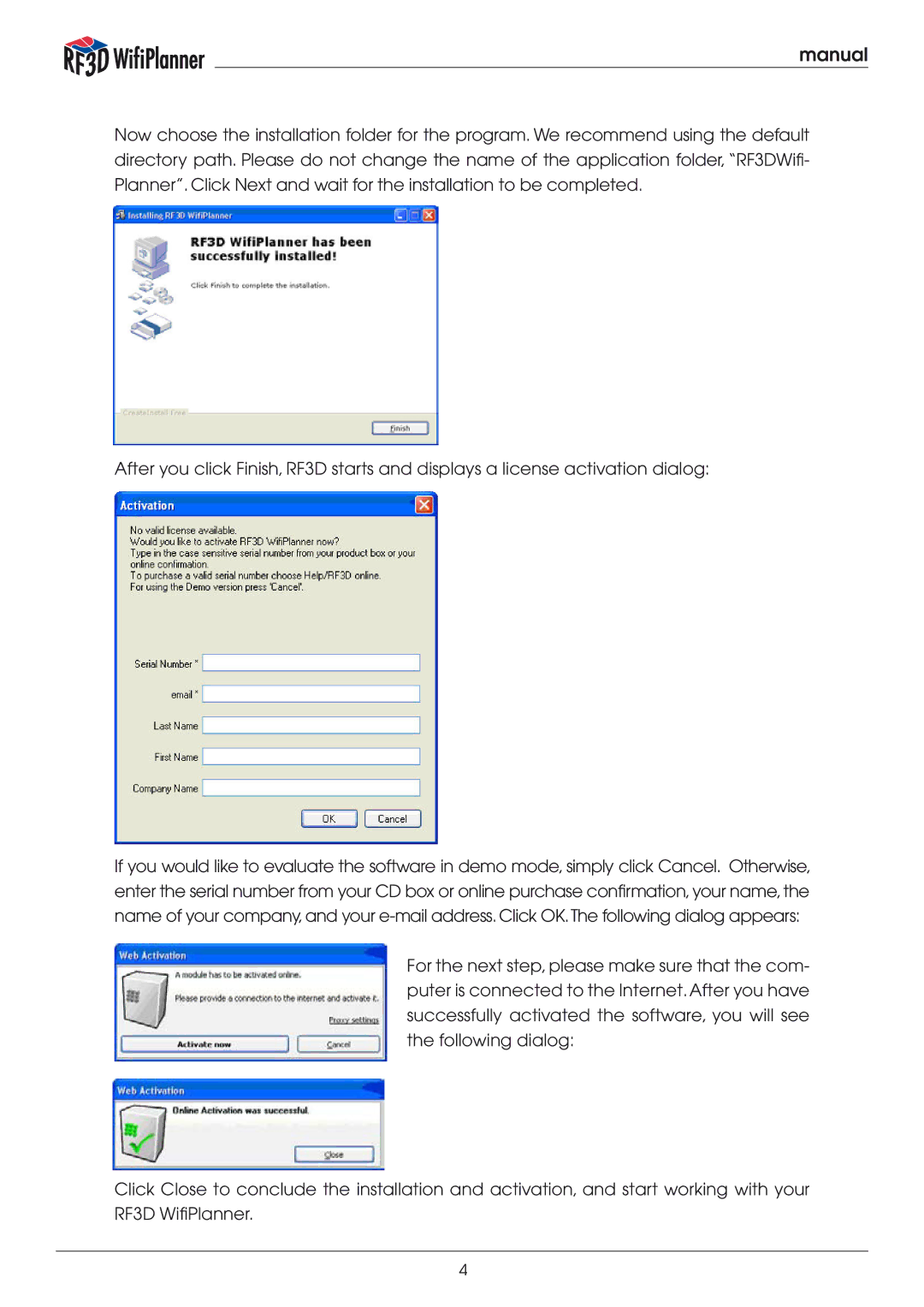 Psiber Data Systems RF3D manual Manual 