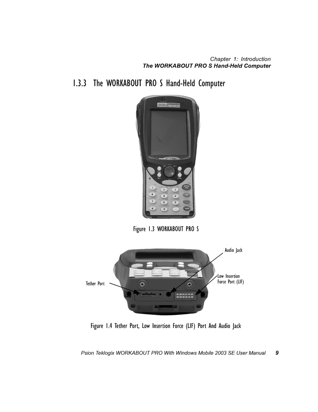 Psion Teklogix 7525 user manual Workabout PRO S Hand-Held Computer 