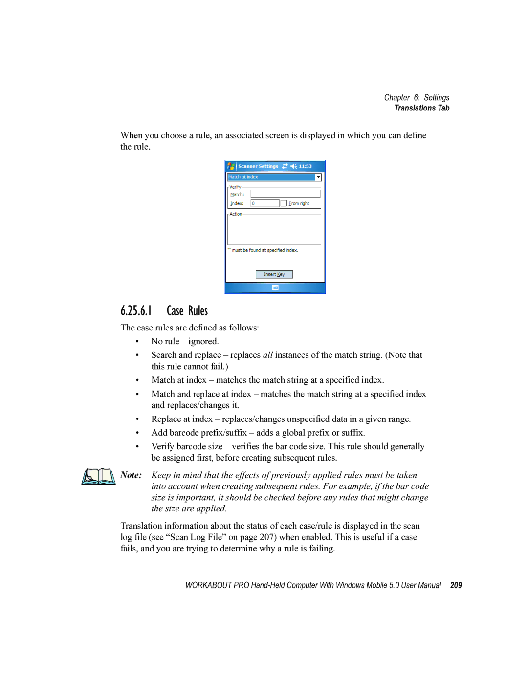 Psion Teklogix 8100107B user manual Case Rules 