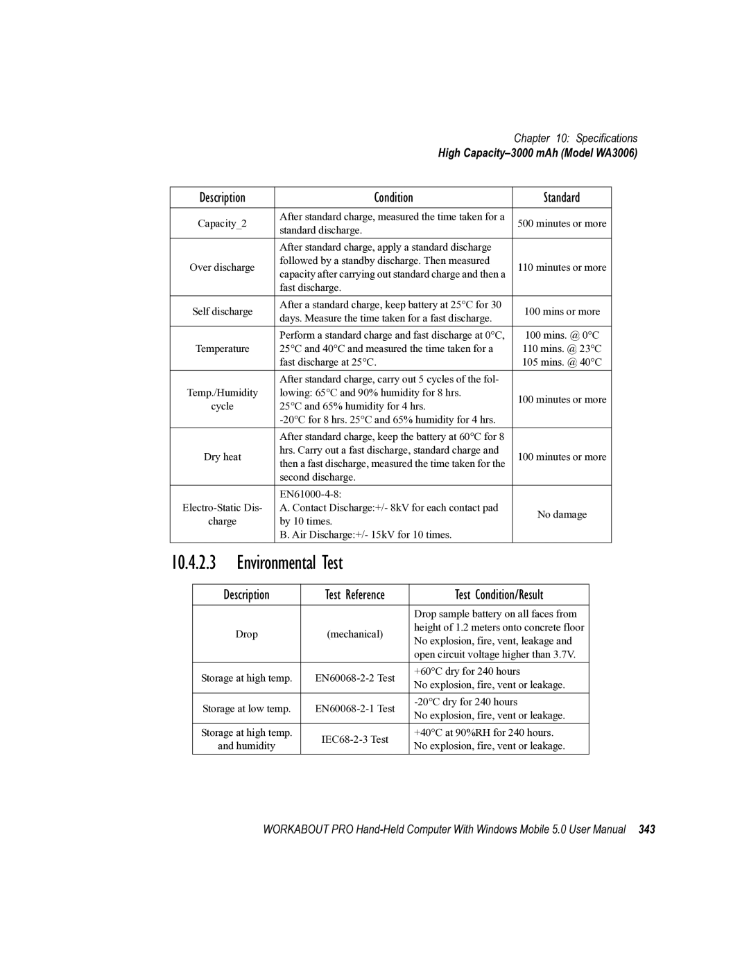 Psion Teklogix 8100107B user manual 10.4.2.3 