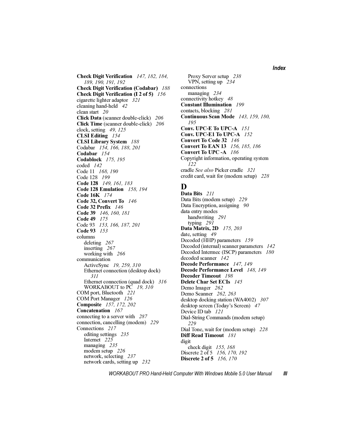 Psion Teklogix 8100107B user manual Iii 