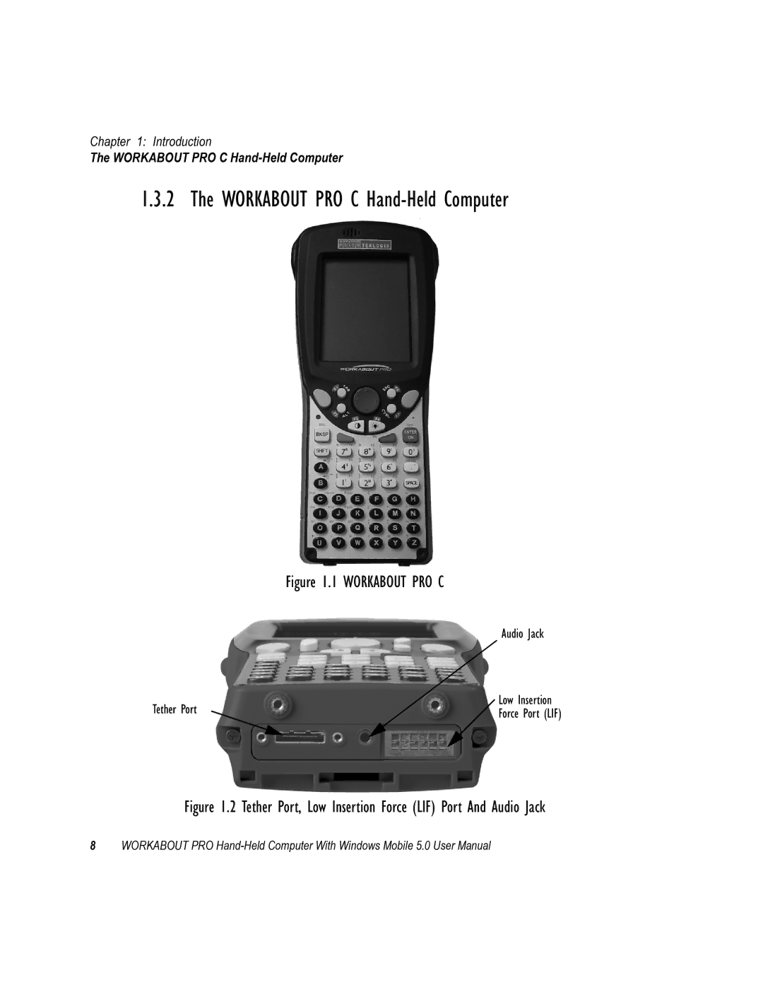 Psion Teklogix 8100107B user manual Workabout PRO C Hand-Held Computer 