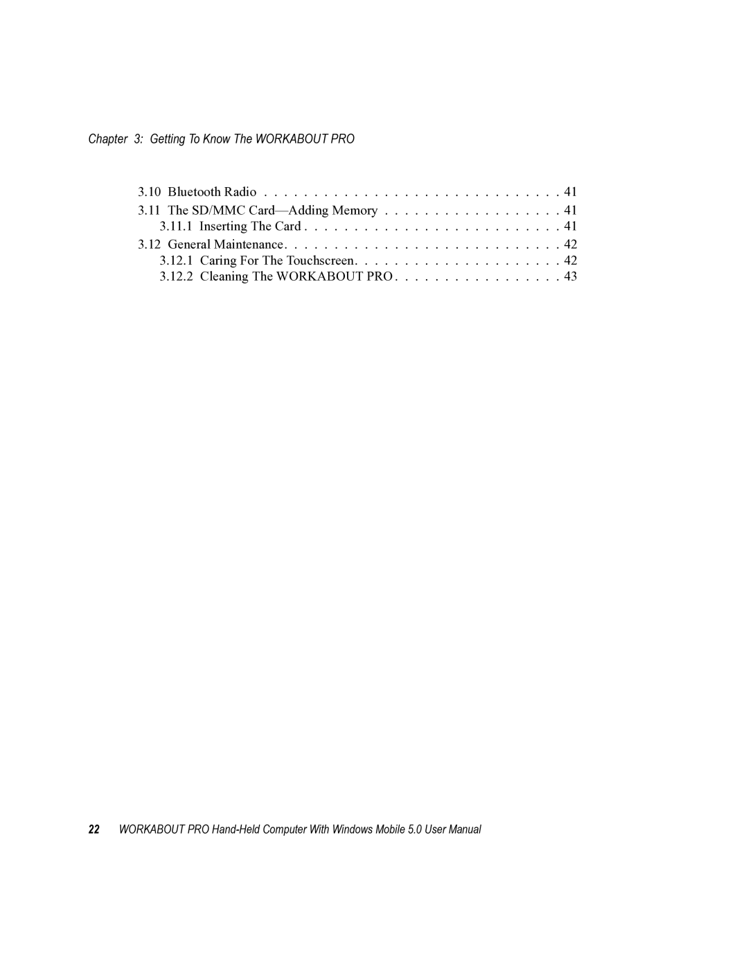 Psion Teklogix 8100107B user manual Getting To Know The Workabout PRO 