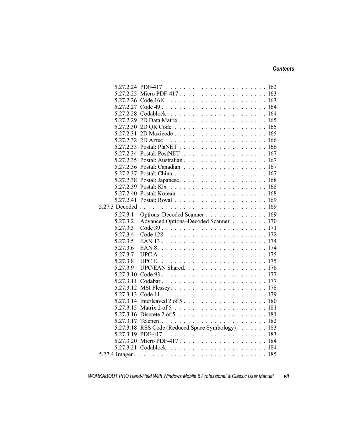 Psion Teklogix ISO 9001 user manual Postal Kix 168 