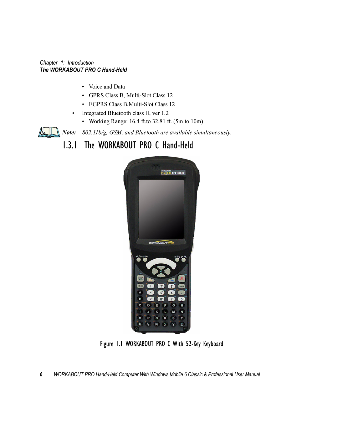 Psion Teklogix ISO 9001 user manual Workabout PRO C Hand-Held 