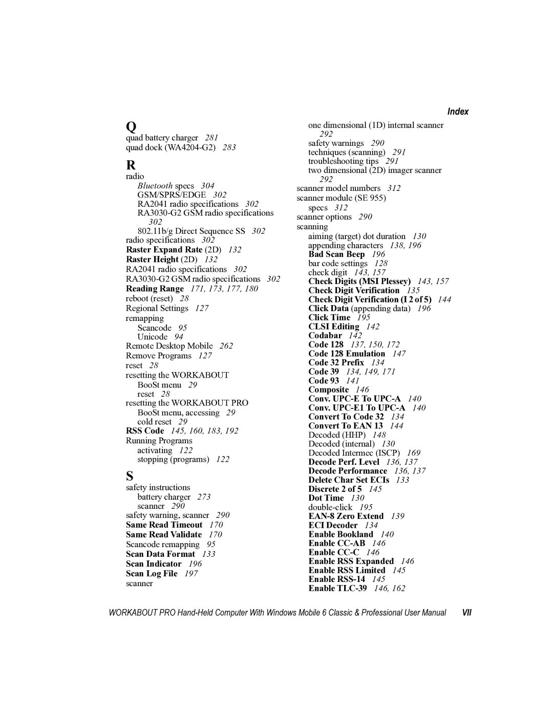 Psion Teklogix ISO 9001 user manual Raster Expand Rate 2D Raster Height 2D 