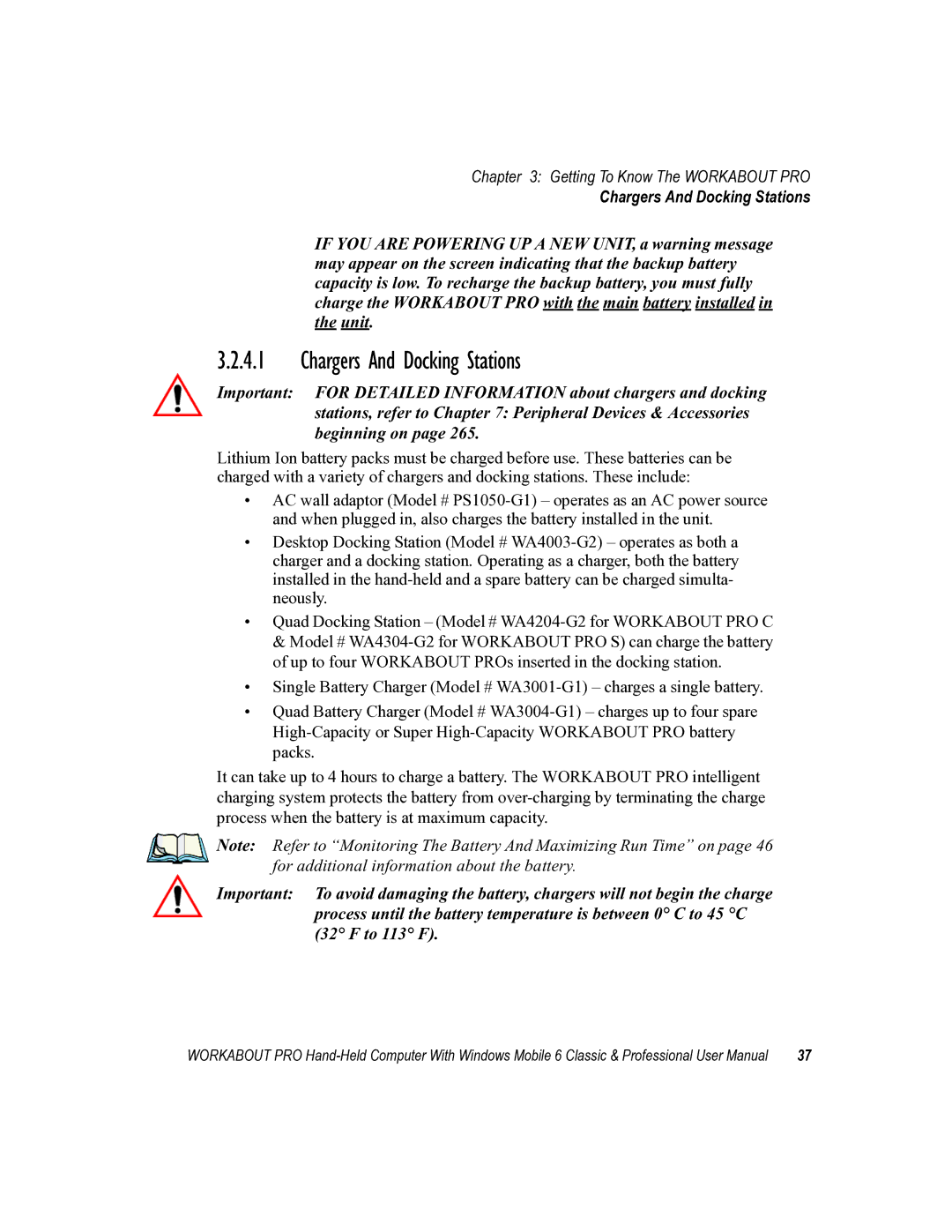 Psion Teklogix ISO 9001 user manual Chargers And Docking Stations 