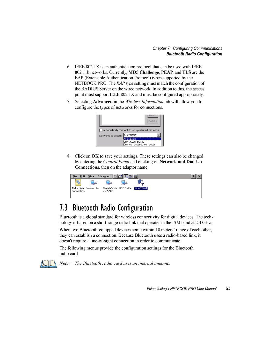 Psion Teklogix none user manual Bluetooth Radio Configuration 