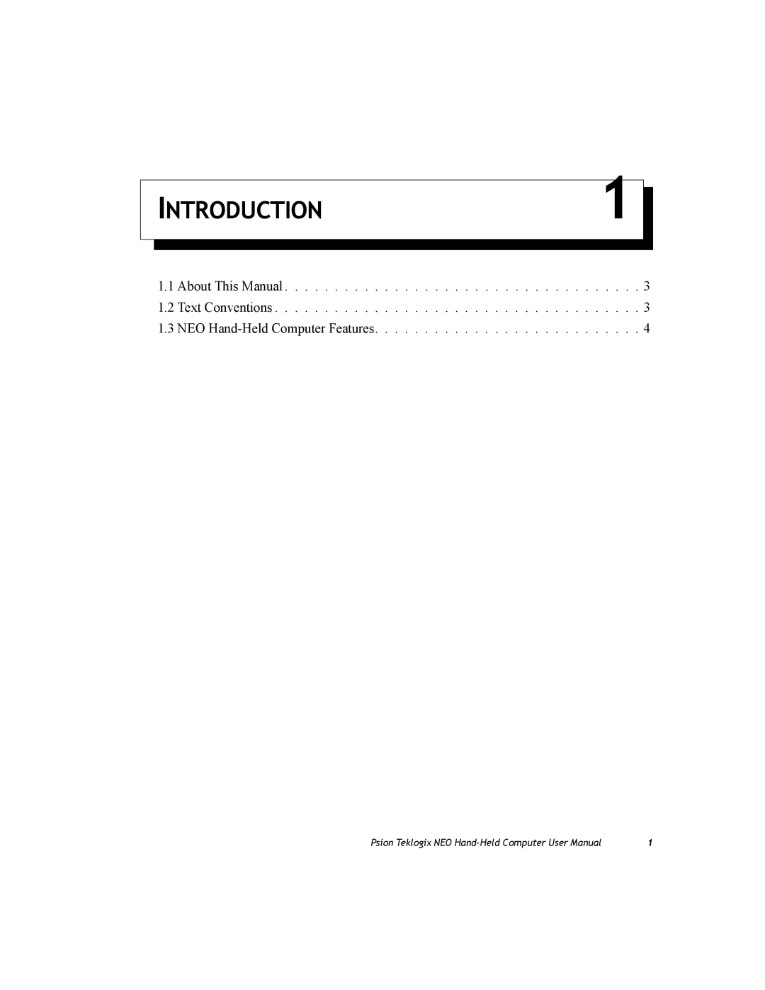 Psion Teklogix PX750 manual Introduction 