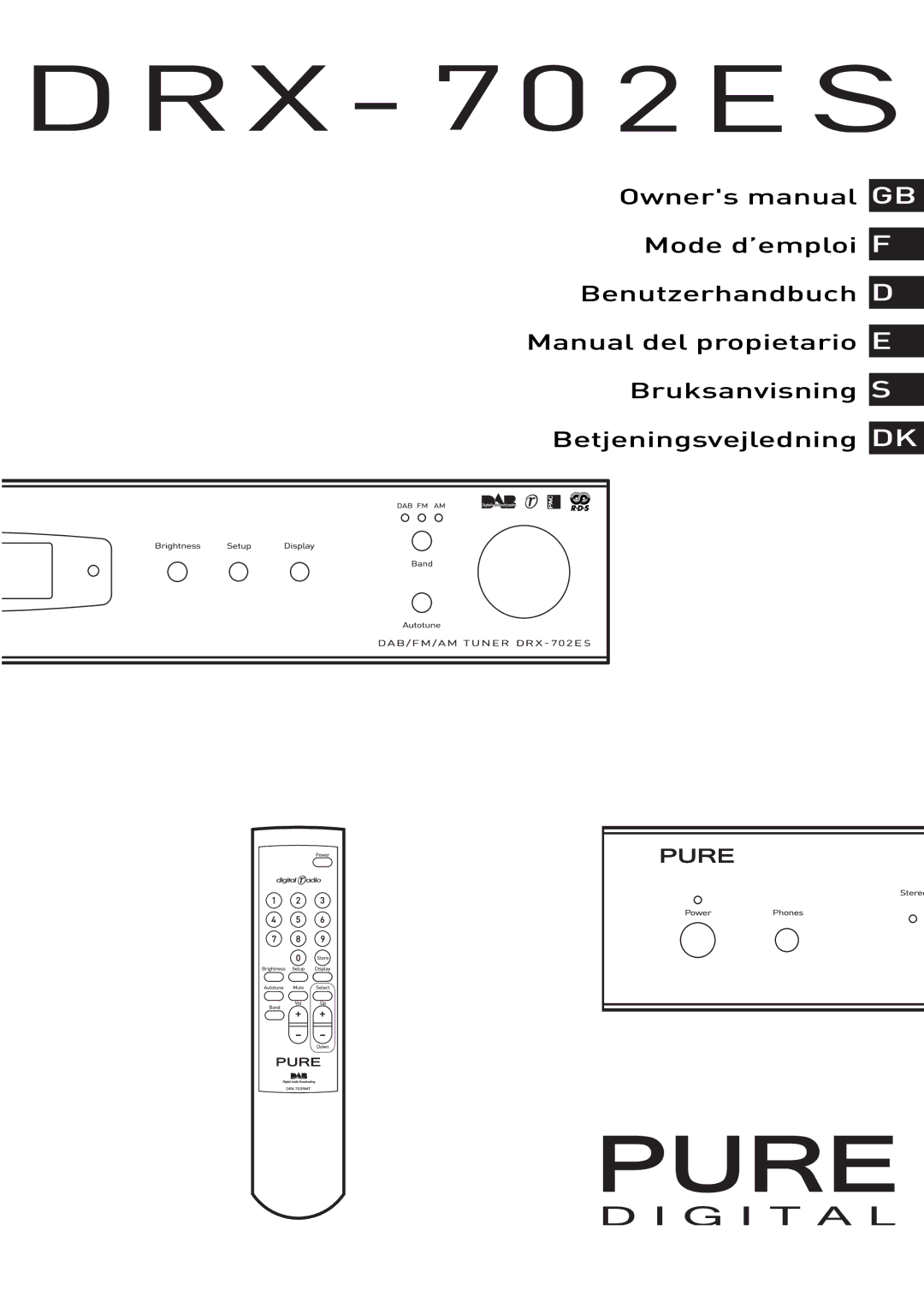 Pure Digital DRX-702ES owner manual 