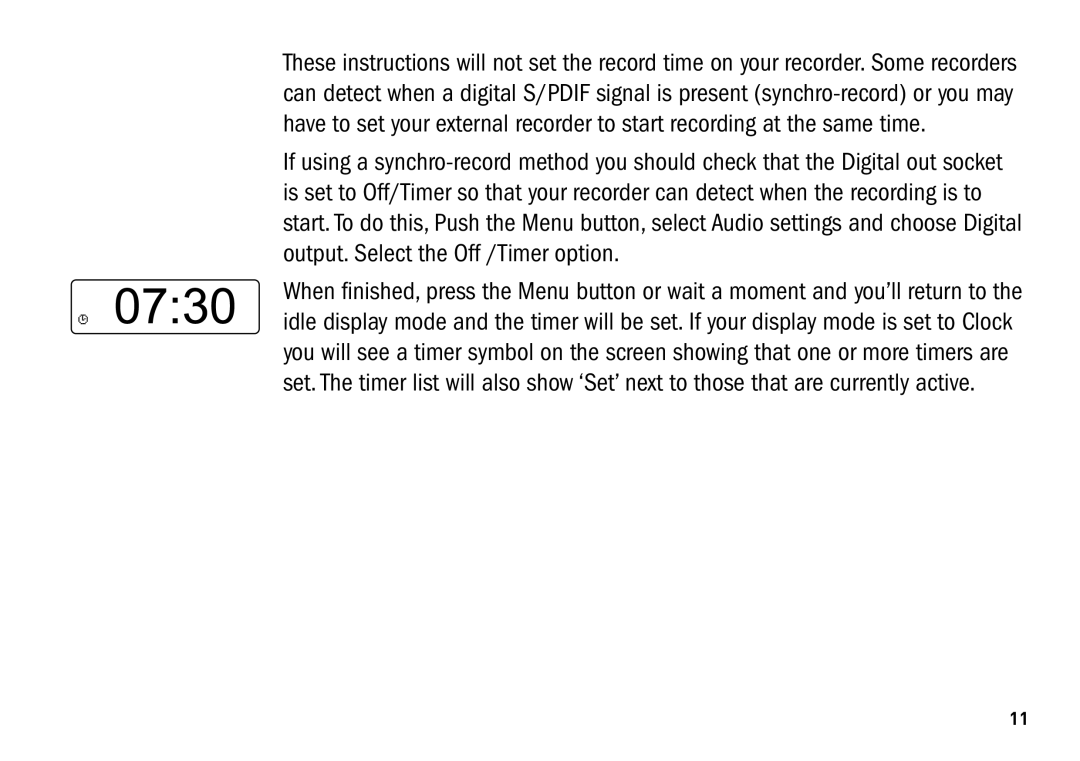 Pure Digital SONUS-1XT manual 