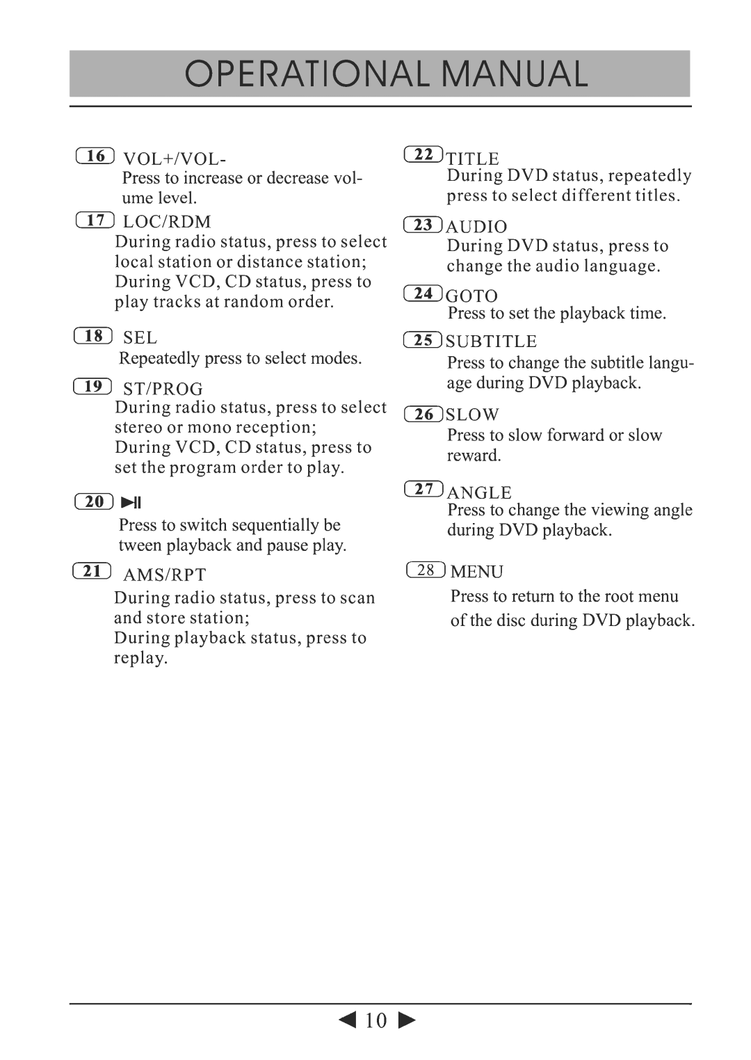 PYLE Audio 189 manual 