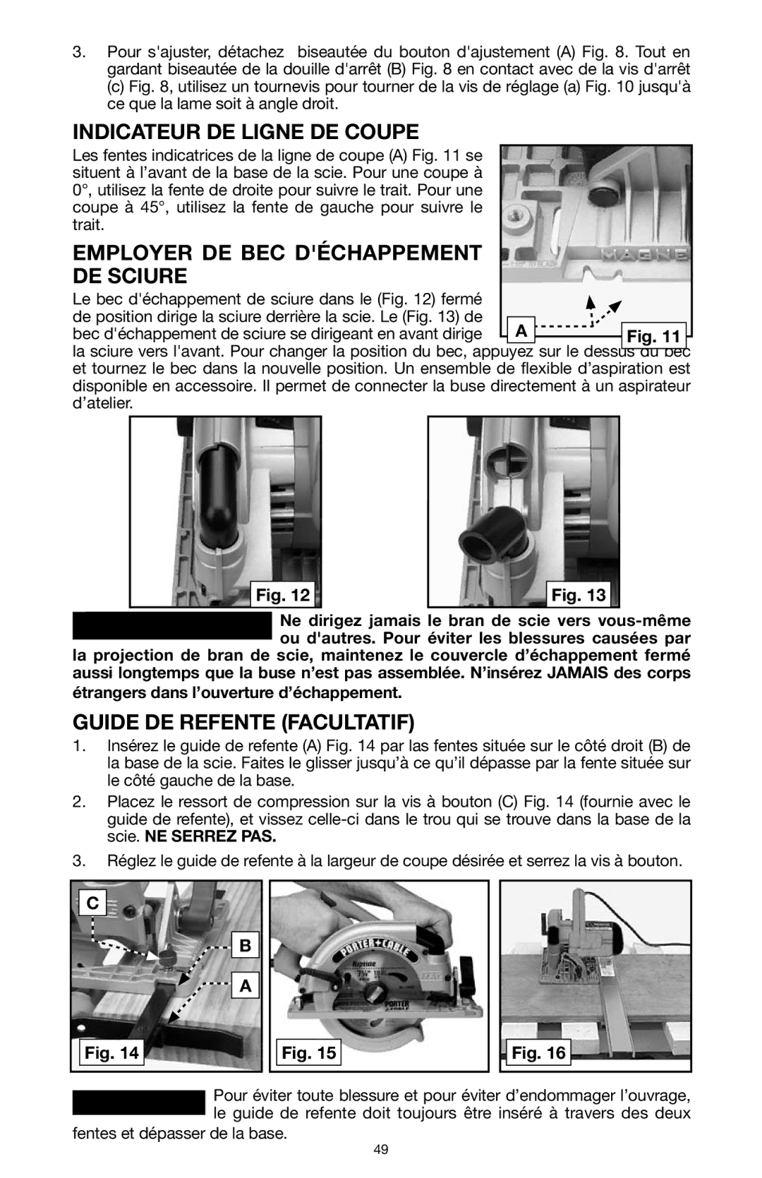 PYLE Audio 324MAG Indicateur DE Ligne DE Coupe, Employer DE BEC Déchappement DE Sciure, Guide DE Refente Facultatif 