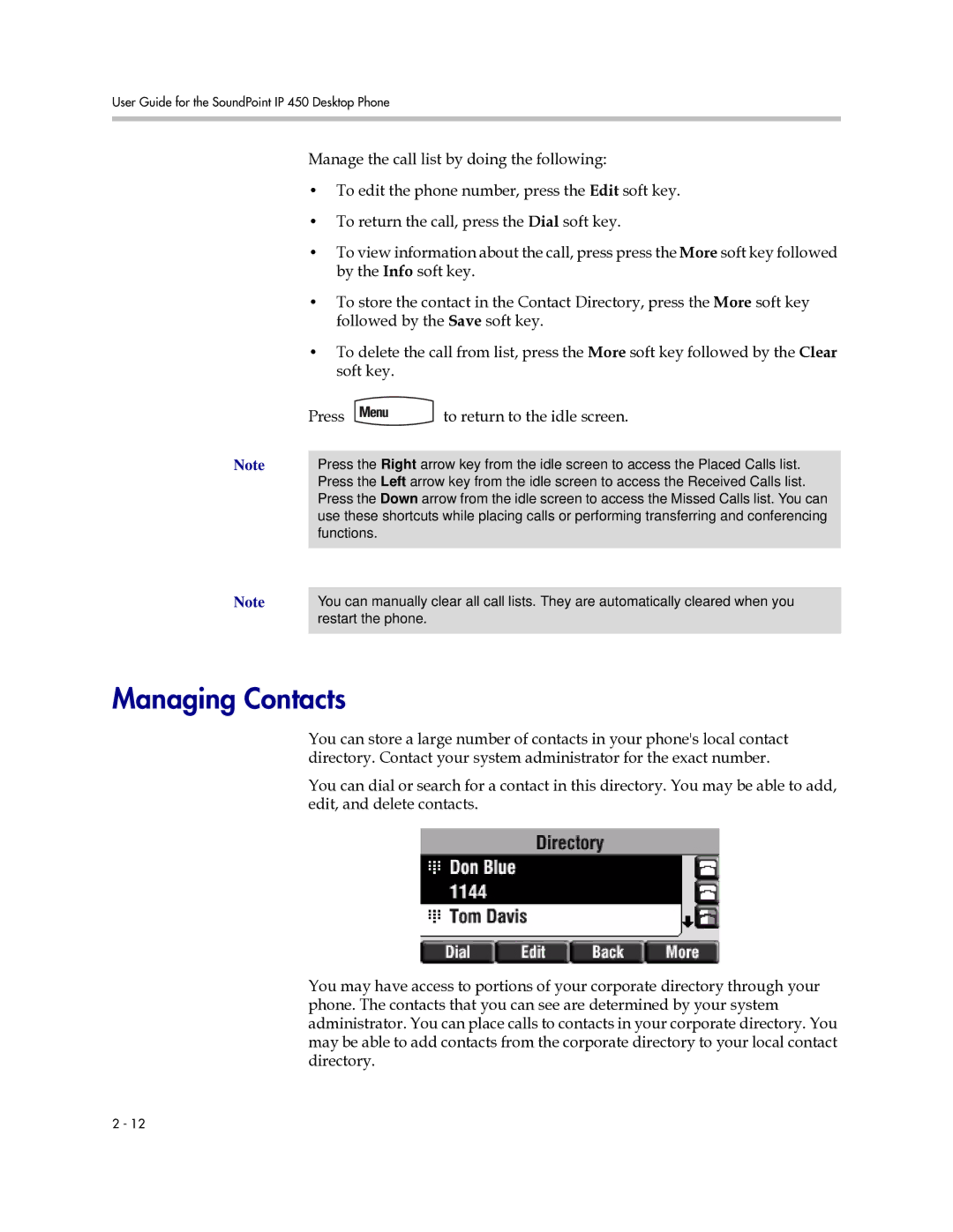 PYLE Audio 450 manual Managing Contacts 