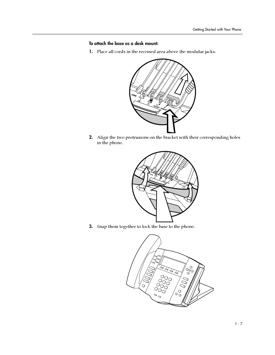 PYLE Audio 670 manual To attach the base as a desk mount 