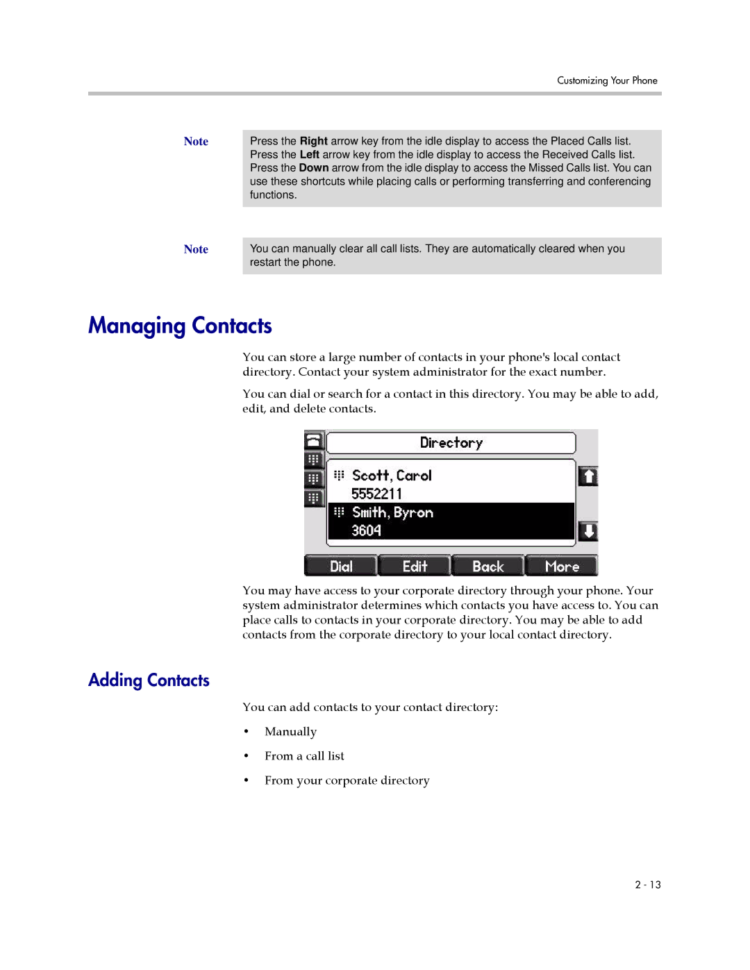 PYLE Audio 670 manual Managing Contacts, Adding Contacts 