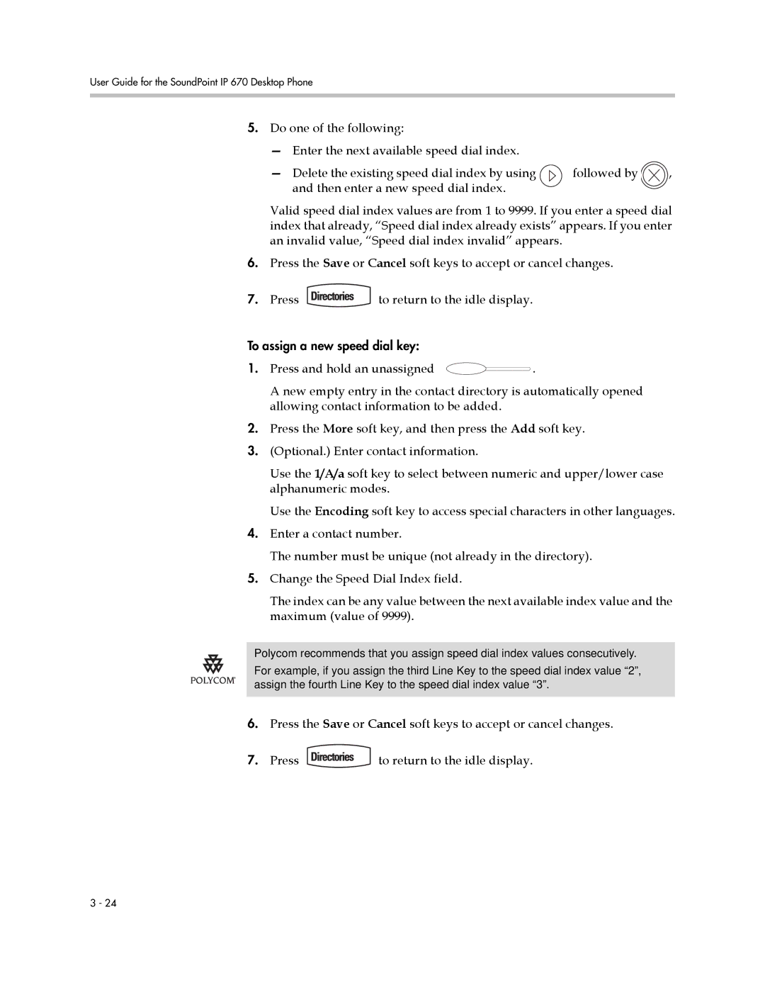 PYLE Audio 670 manual To assign a new speed dial key 