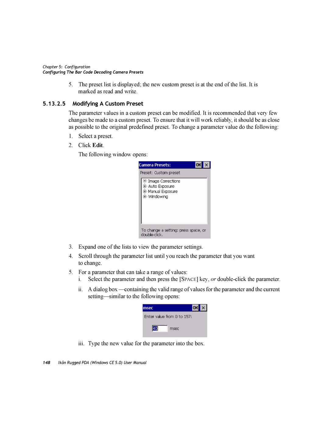 PYLE Audio 7505-BTSDCMHC25 user manual Modifying a Custom Preset 