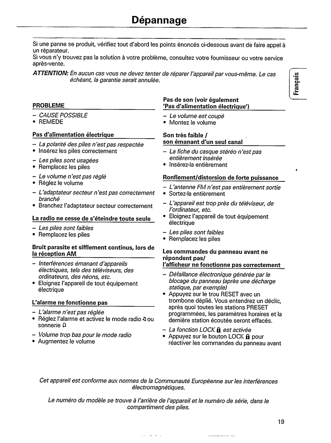 PYLE Audio AE 3750 manual 