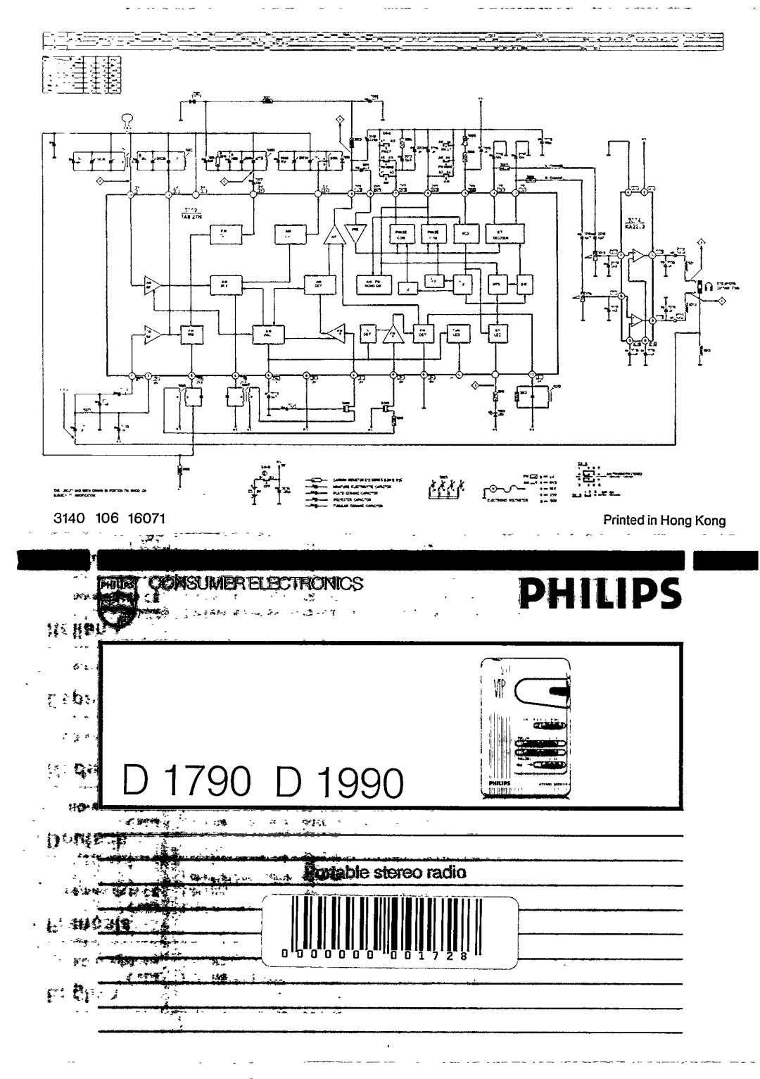 PYLE Audio D 1790 manual 