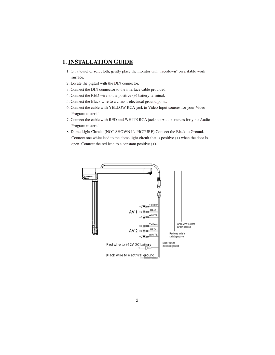 PYLE Audio DVD manual Installation Guide 