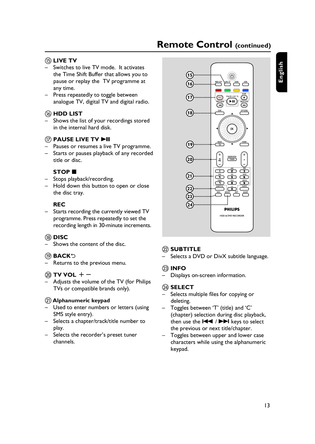 PYLE Audio DVDR5520H user manual Rec 