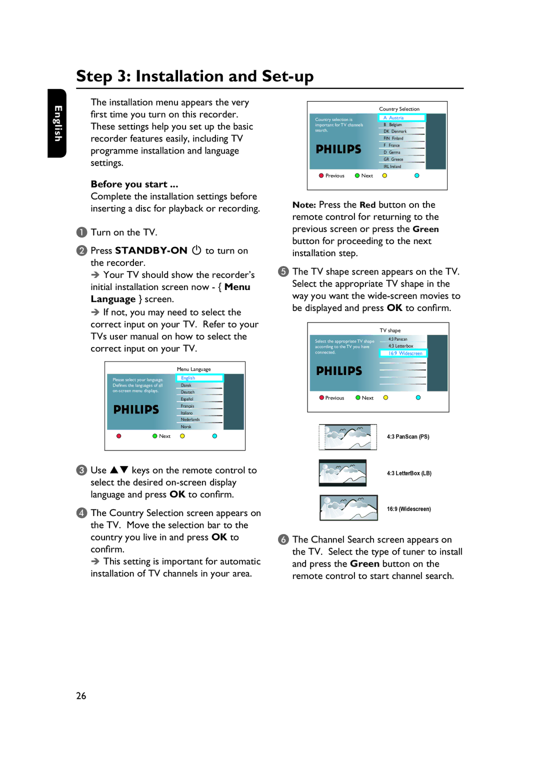 PYLE Audio DVDR5520H user manual Installation and Set-up, Before you start 