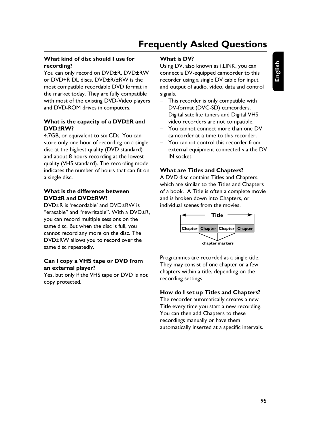 PYLE Audio DVDR5520H user manual Frequently Asked Questions 