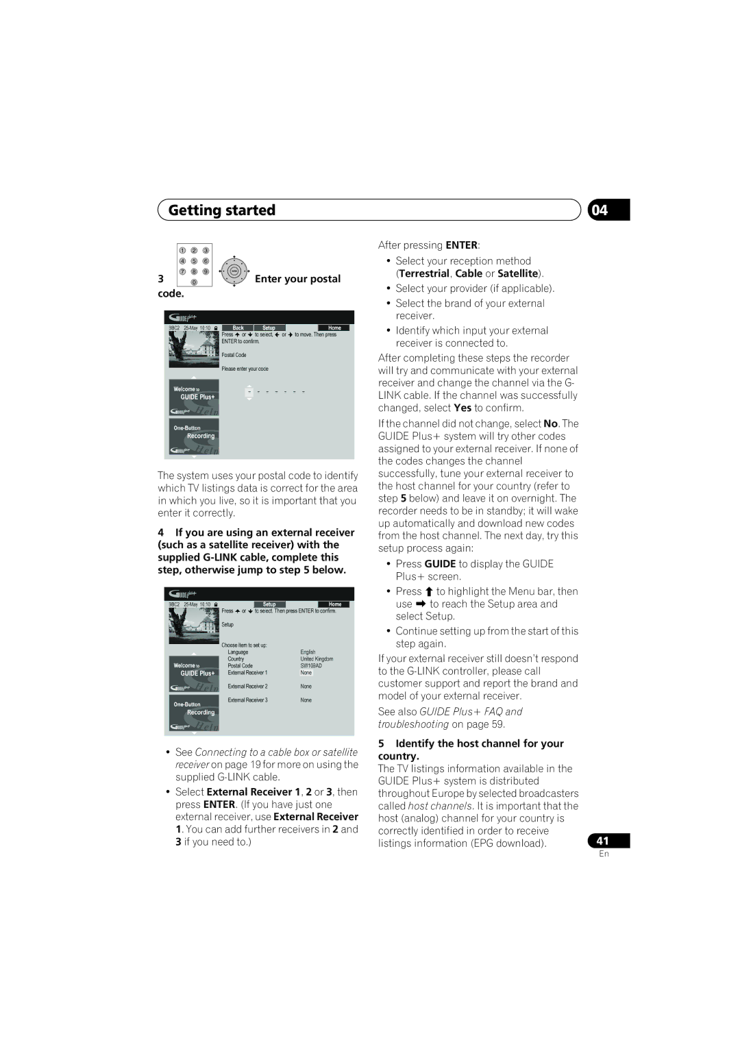 PYLE Audio DVR-940HX-S manual Code, After pressing Enter Select your reception method, Terrestrial, Cable or Satellite 