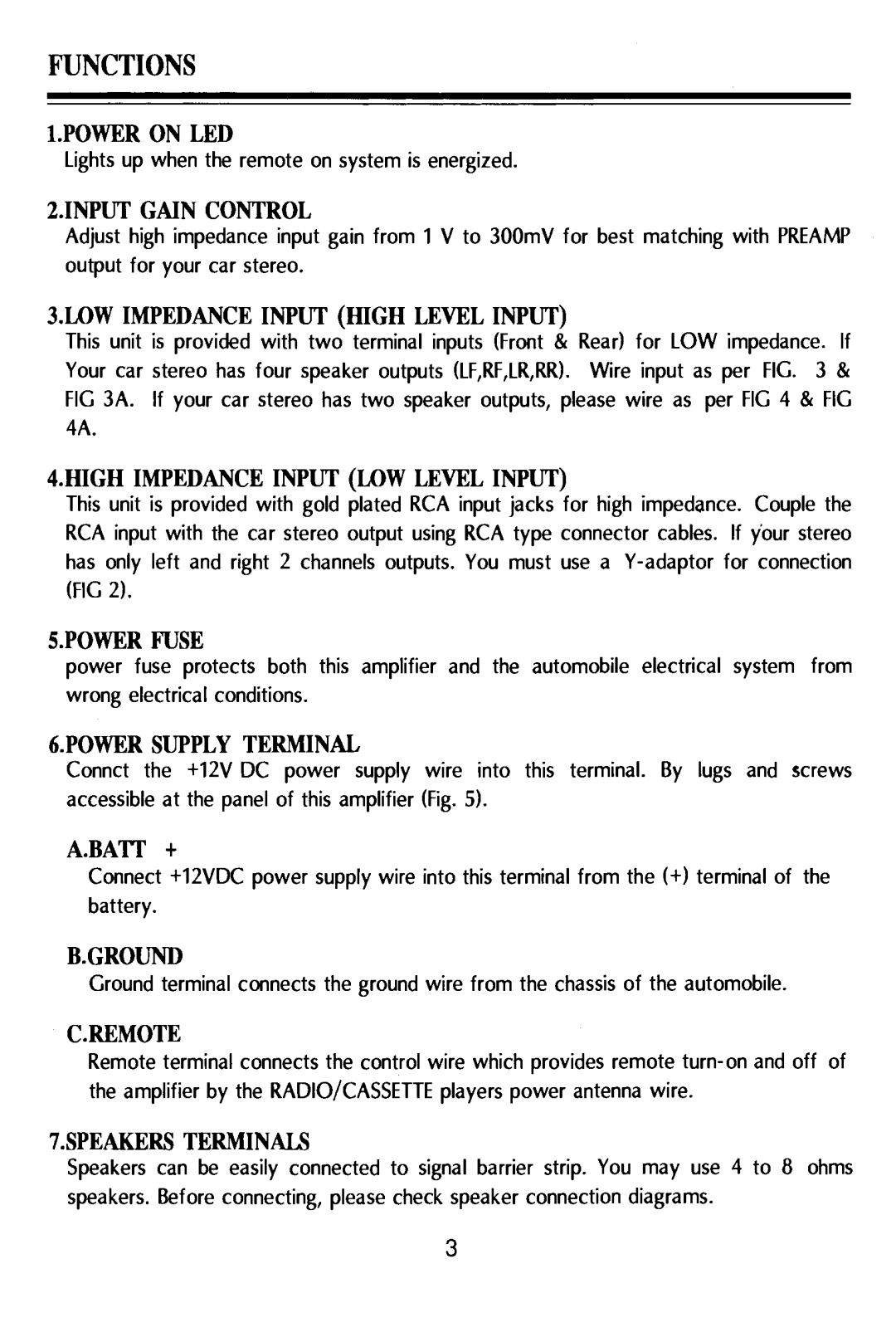 PYLE Audio LA 160 manual 