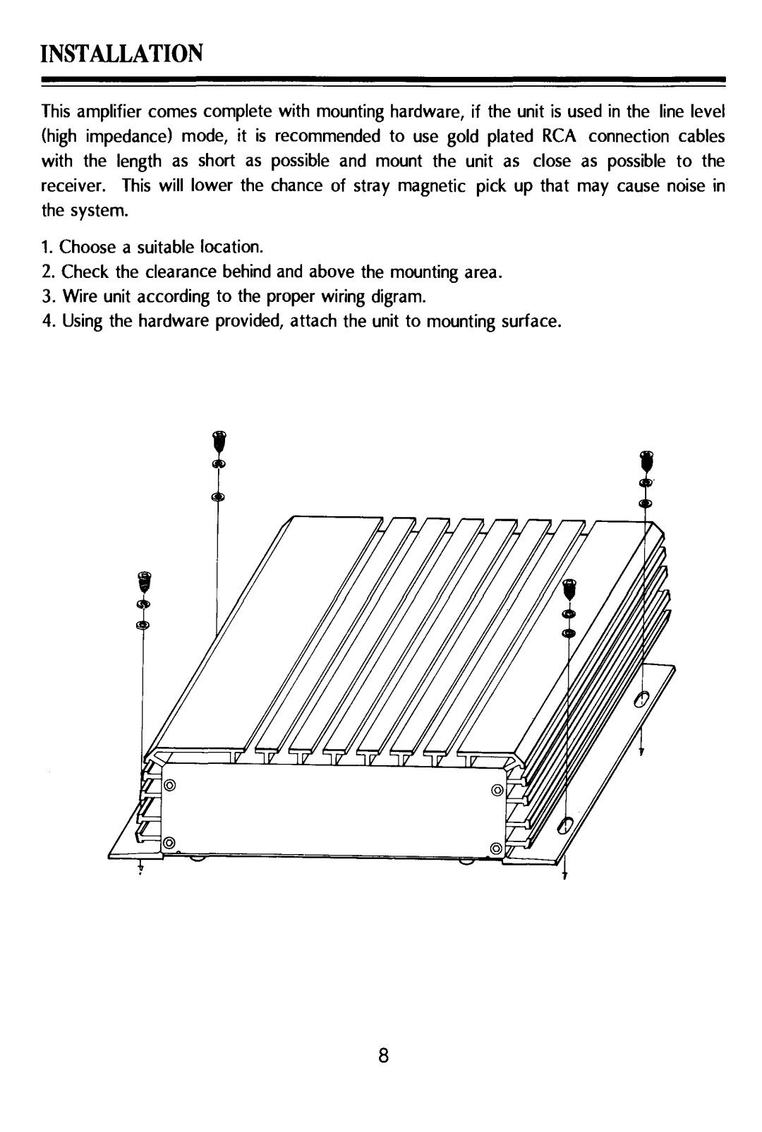 PYLE Audio LA 160 manual 