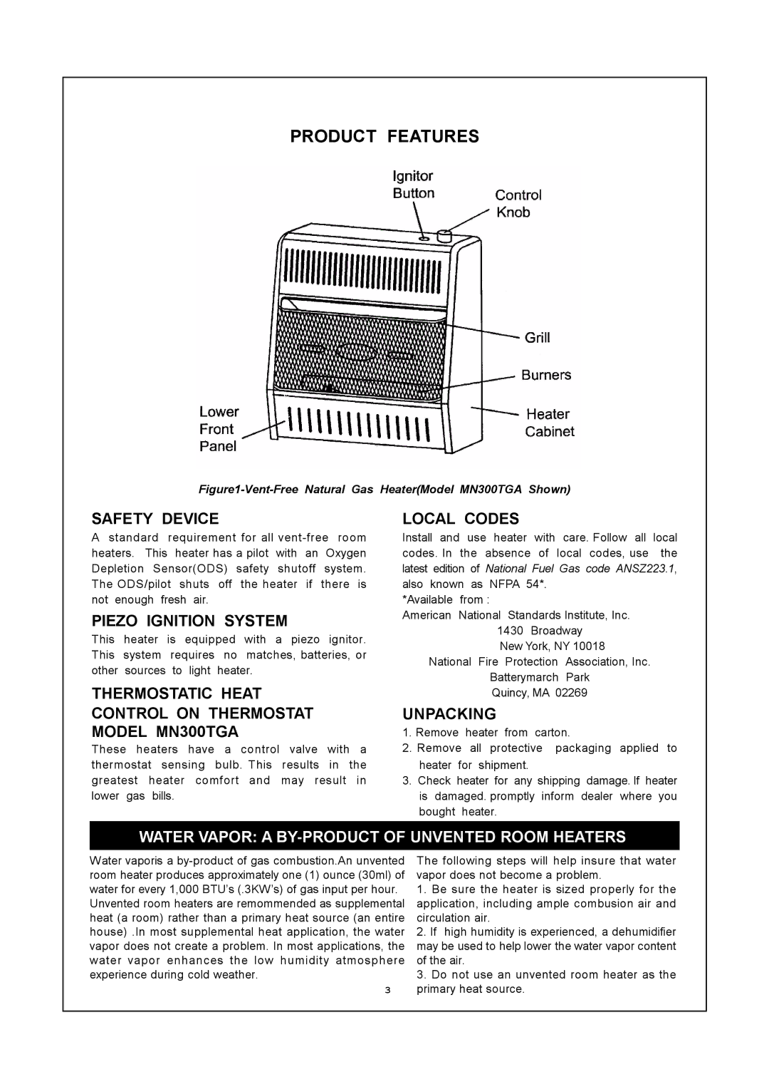 PYLE Audio MN300HGA installation manual Product Features 