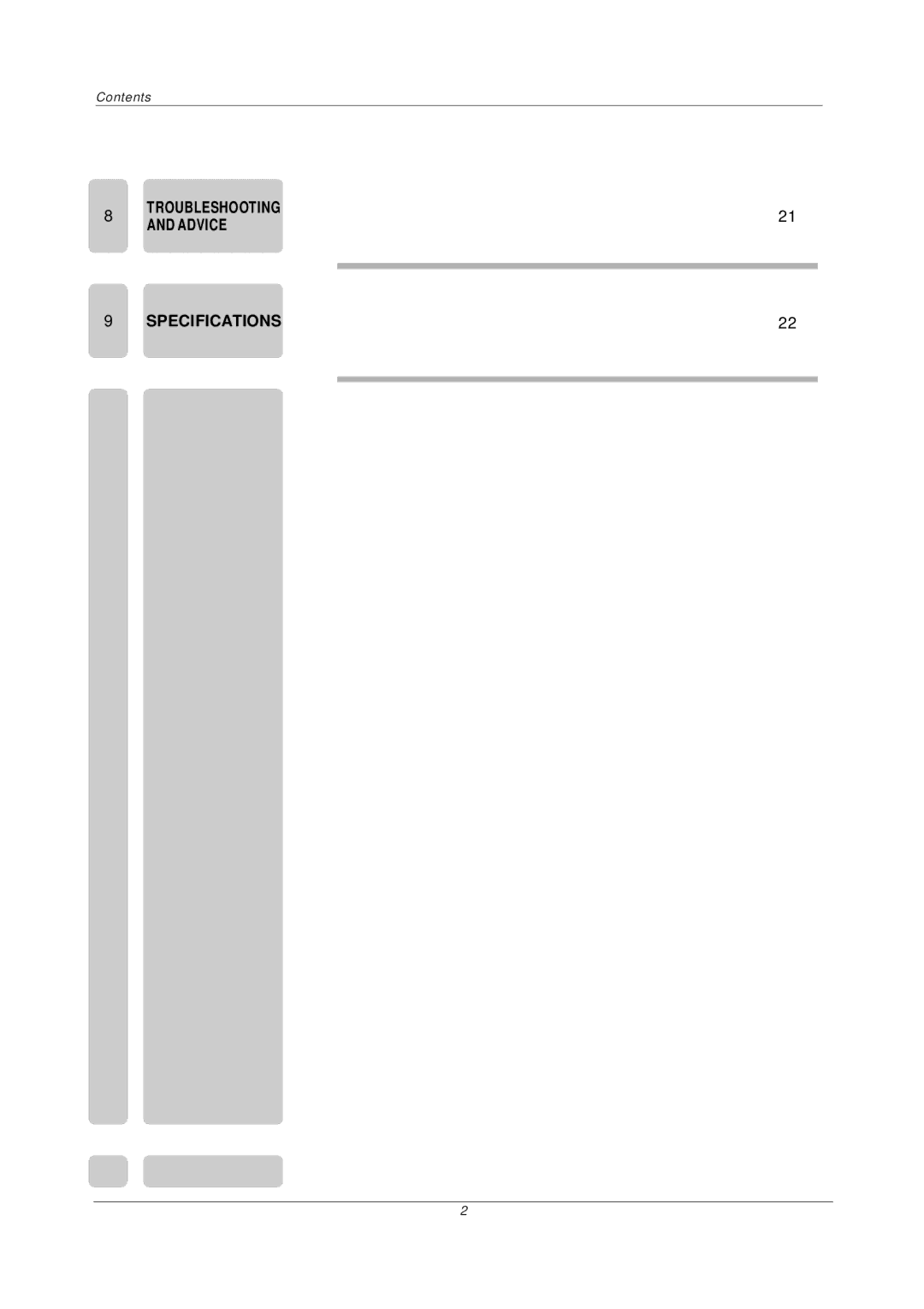 PYLE Audio P32LCD manual Troubleshooting Andadvice Specifications 