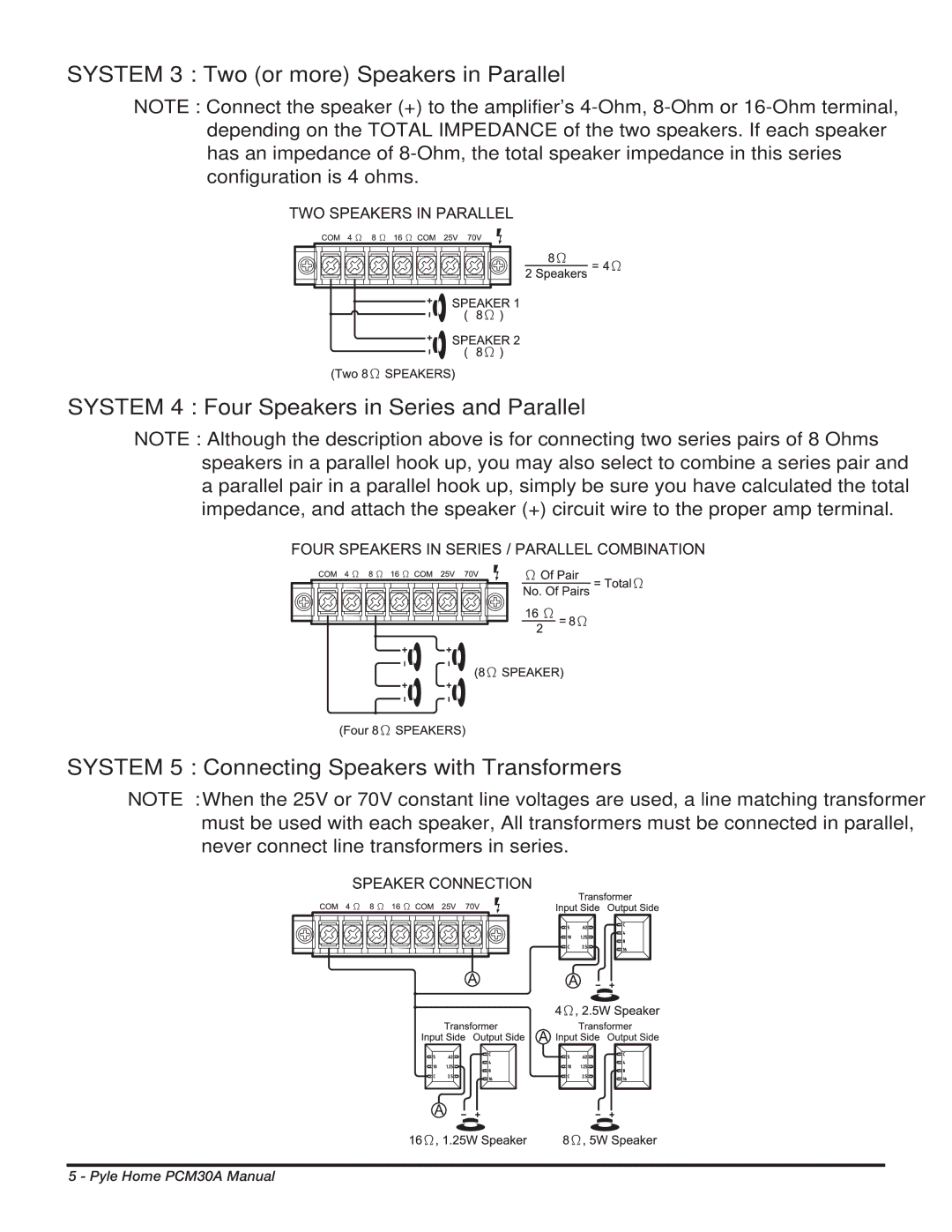 PYLE Audio manual Pyle Home PCM30A Manual 