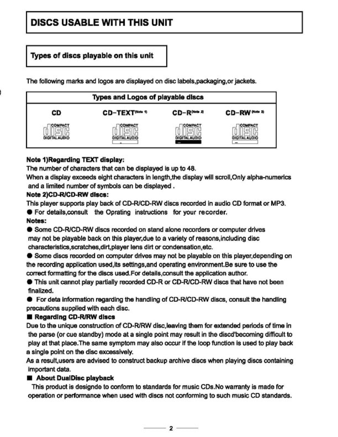 PYLE Audio PDCDJ400 manual 