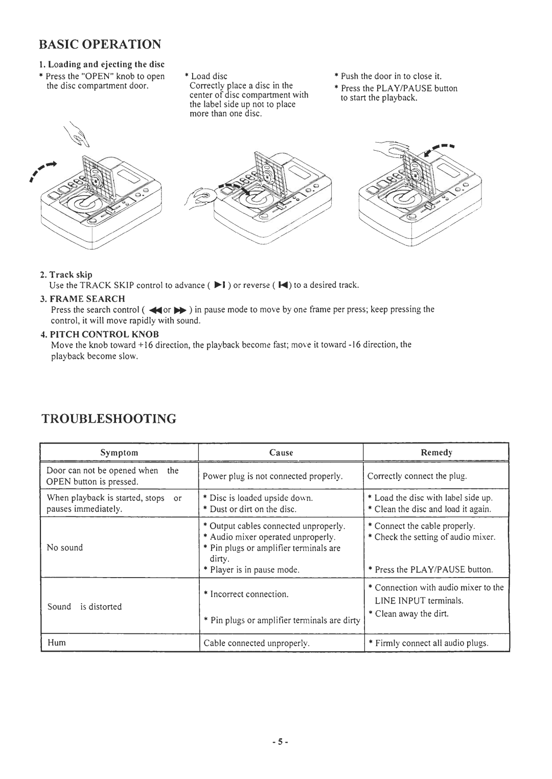 PYLE Audio PDCOTP100 manual 