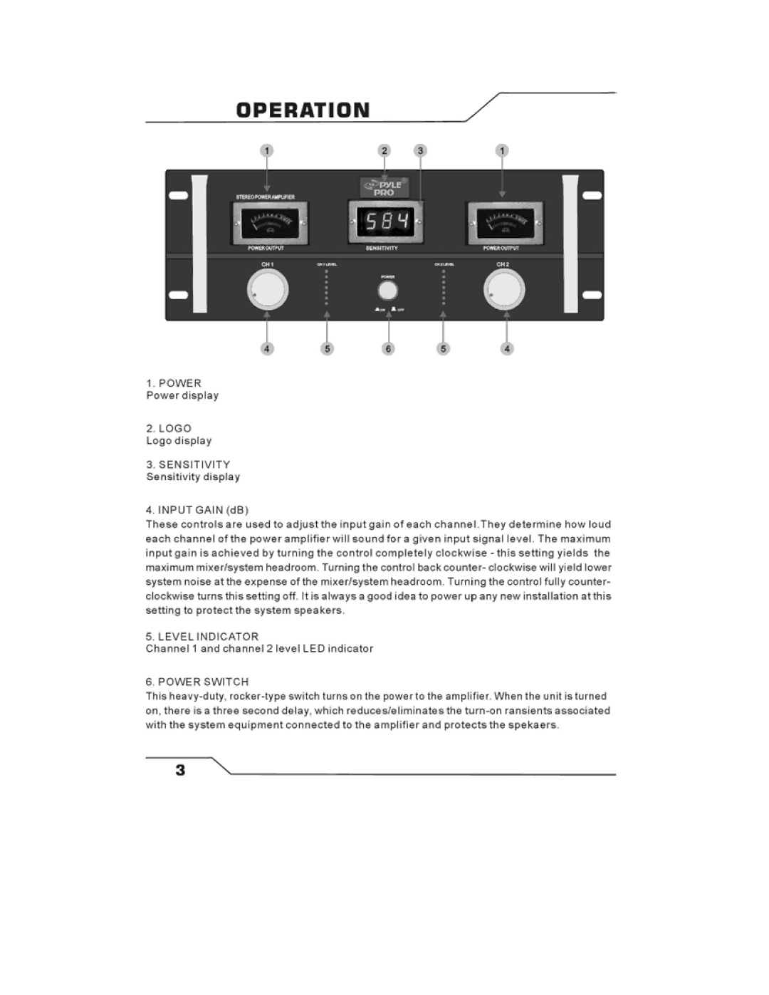 PYLE Audio PDG2000, PDG5000, PDG4000 owner manual 