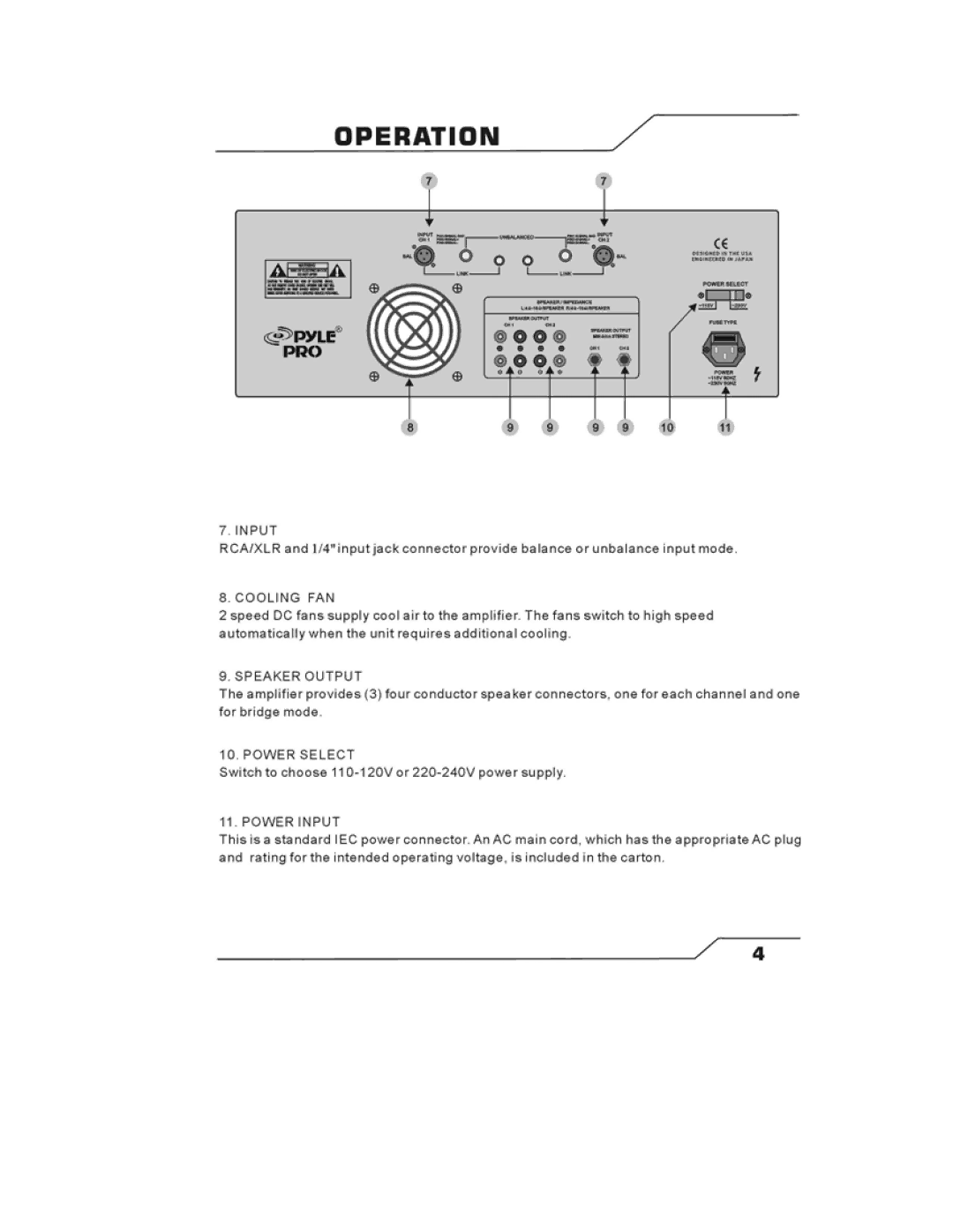 PYLE Audio PDG4000, PDG5000, PDG2000 owner manual 