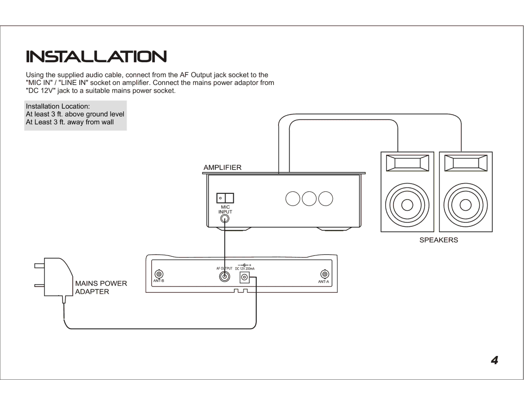 PYLE Audio PDWM 2500 operation manual 